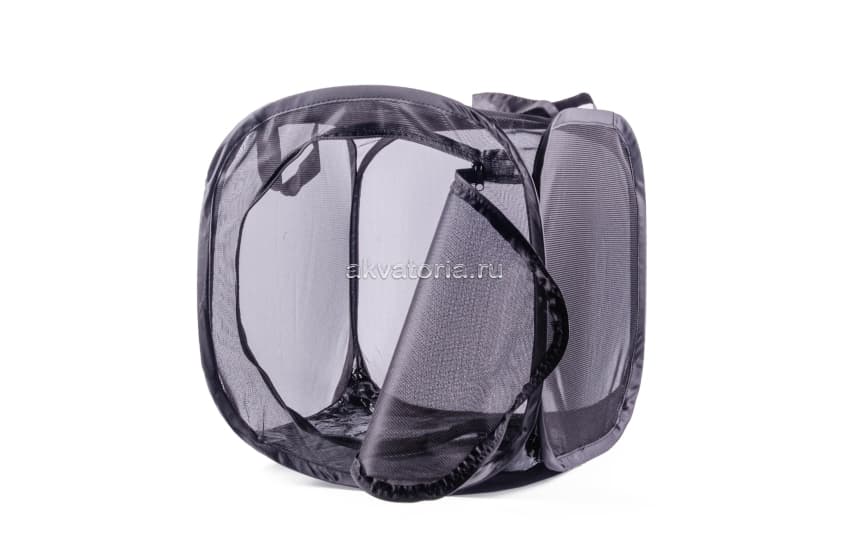 Террариум сетчатый Lucky Reptile Open Air Pop Up, чёрный, 30×30×30 см