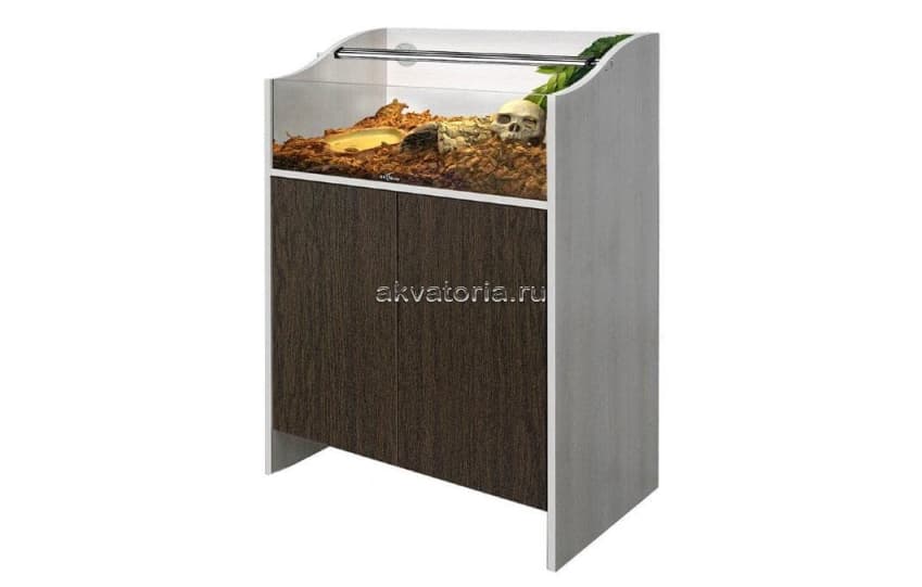 Террариум Биодизайн Turt-House Terra 85, 85×45×116 см, белёный дуб/венге