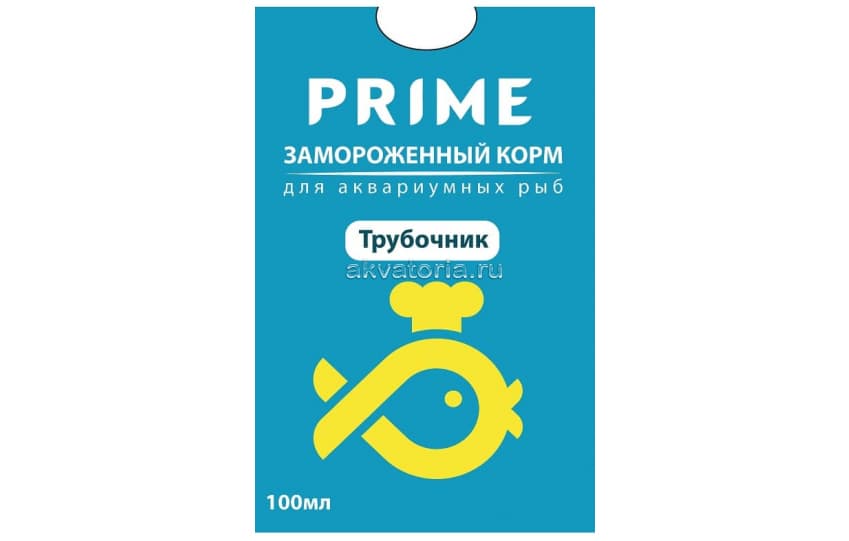 Корм для рыб замороженный Prime Трубочник, 100 мл