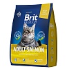 Корм для взрослых кошек Brit Premium Cat Adult Salmon, лосось, 0,4 кг