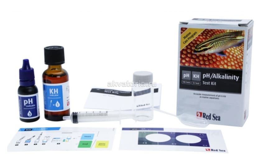 Тест на pH и KH Red Sea pH, KH Alkalinity Pro