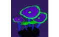 Искусственная композиция GLOXY из флуоресцентных кораллов, зонтничные фиолетовые
