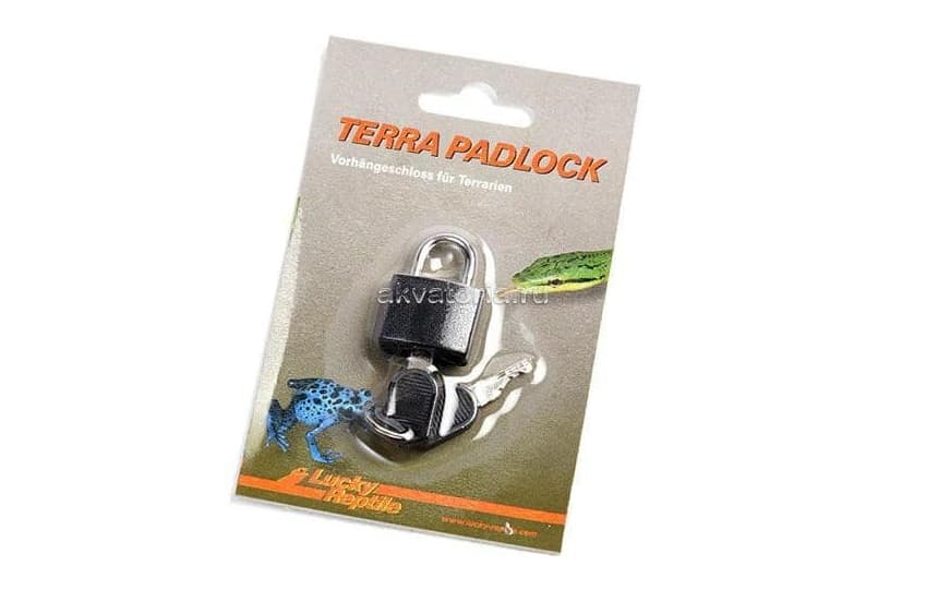 Замок навесной Lucky Reptile Terra Padlock, с ключом