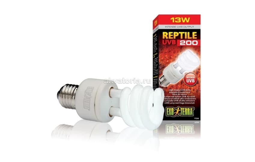 Террариумная ультрафиолетовая лампа Hagen ExoTerra Reptile UVB 200 13 Вт