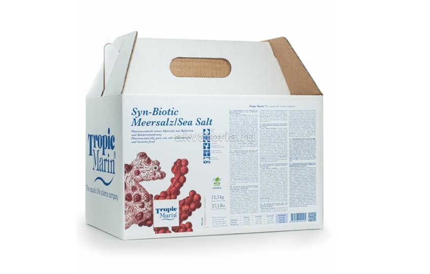 Морская аквариумная соль Tropic Marin Syn-Biotic Sea, 12,5 кг