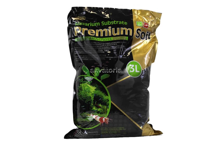 Грунт для аквариумных растений и креветок Ista Premium Soil, гранулы 3,5 мм, 3 л