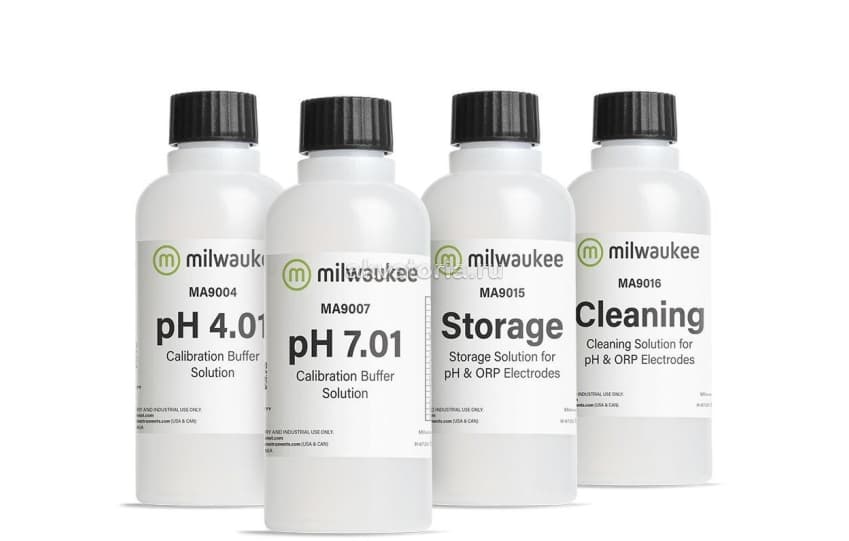 Стартовый набор растворов для рН-метров и тестеров Milwaukee PHSTART