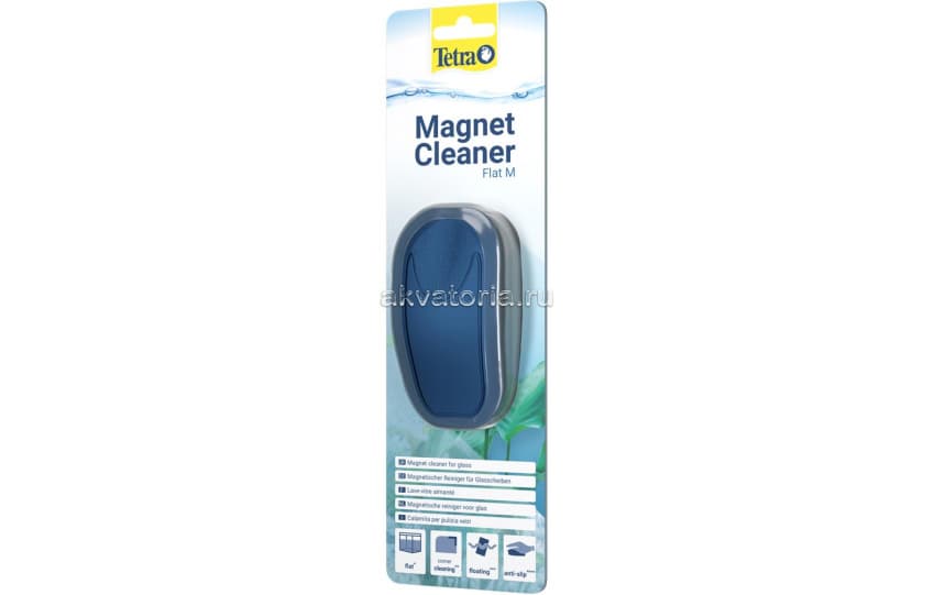 Скребок магнитный Tetra Magnet Cleaner Flat М, средний