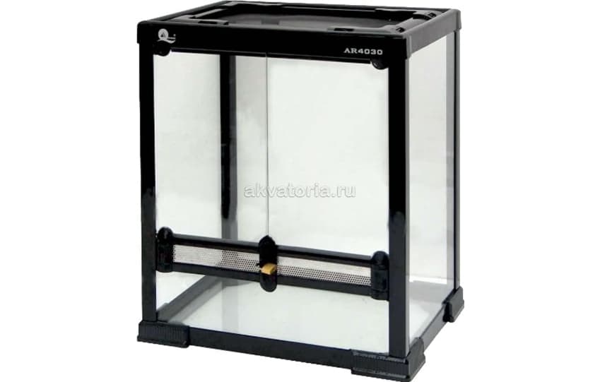 Террариум Lucky Reptile Herp Tarrium SD, 30×30×45 см, чёрный