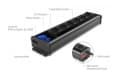 Управляемая розетка для контроллера GHL Powerbar6E-D-PAB