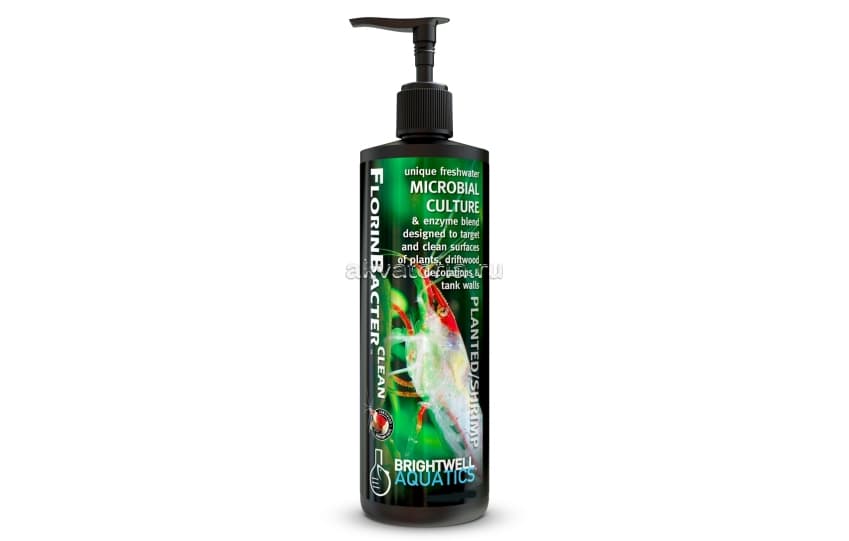 Кондиционер для очистки коряг и растений Brightwell Aquatics Shrimp Line FlorinBacter Clean, 500 мл