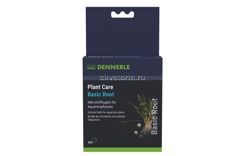 Грунтовая подкорневая подкормка Dennerle Plant Care Basic Root, 20 шариков