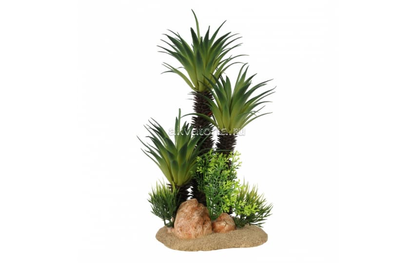 Искусственное растение AQUA DELLA "Sago Palm", 13,5×10×16 см
