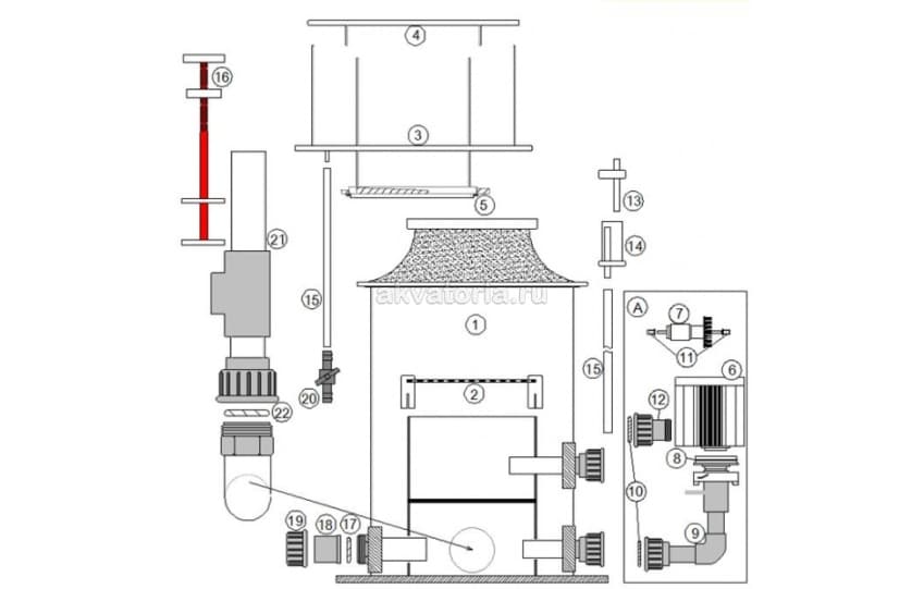 DELTEC TC1655 флотатор внешний
