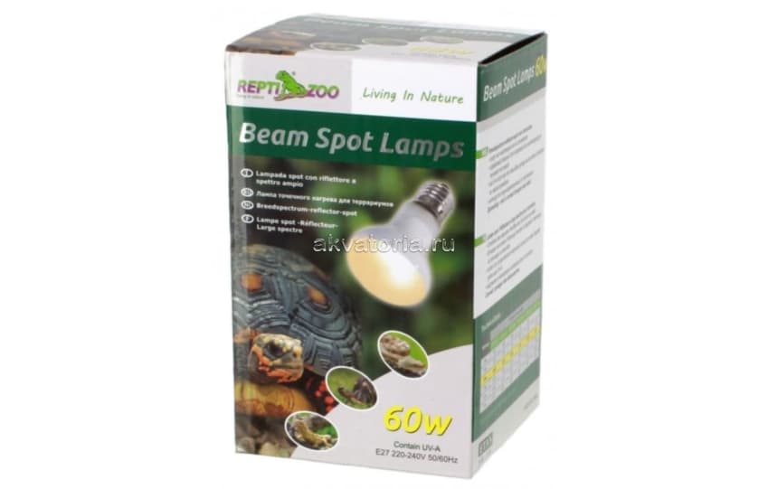 Лампа точечного нагрева Repti-Zoo Beam Spot (63060BS), 60 Вт