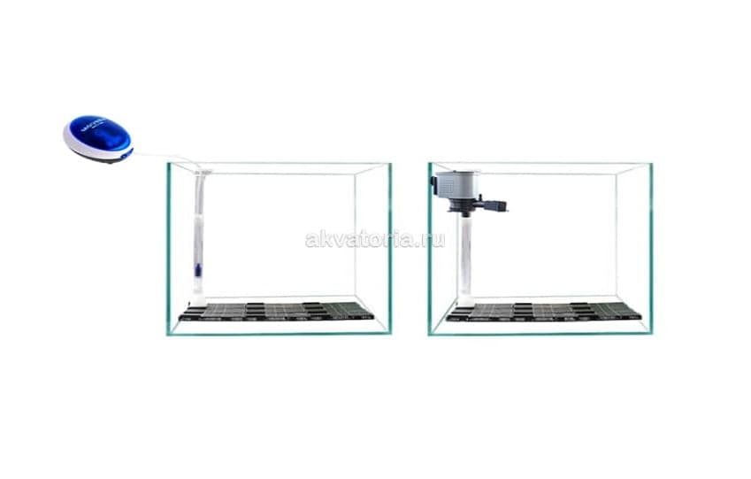 Внутренний аквариумный фильтр Hailea UF-20P, фальшдно, 70×30 см
