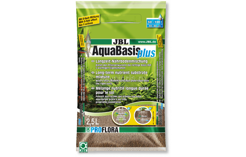 Удобрение грунтовое JBL Aqua Basis Plus, 2,5 л.