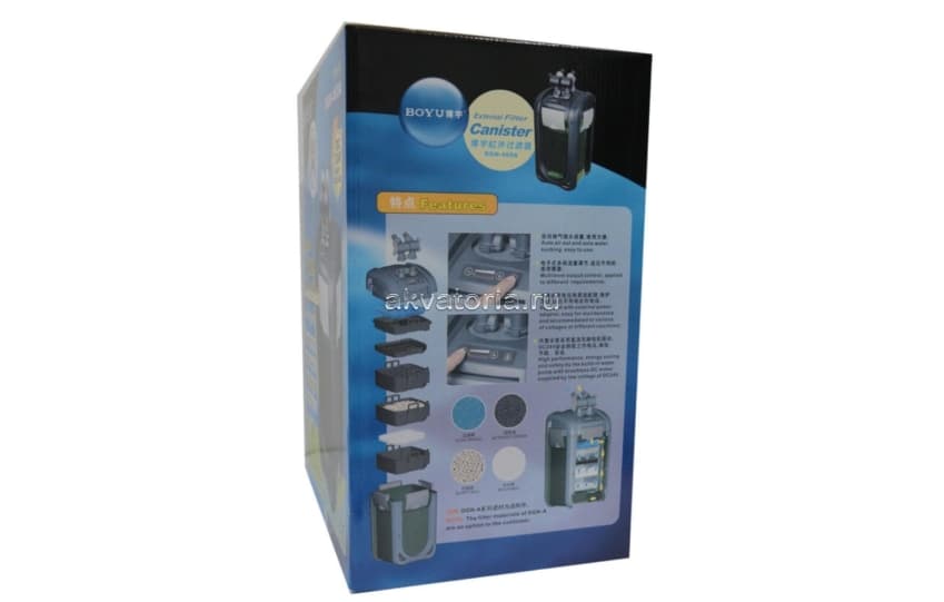 Внешний аквариумный фильтр Boyu DGN-460A