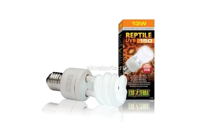 Террариумная ультрафиолетовая лампа Hagen Repti-Glo Compact 10.0 UVB150 13 Вт