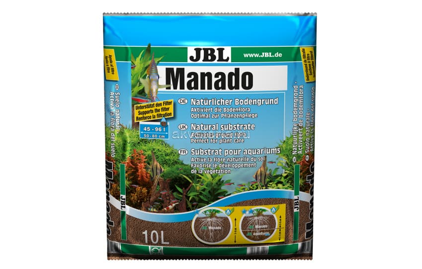 Грунт JBL Manado, красно-коричневый, 10 л
