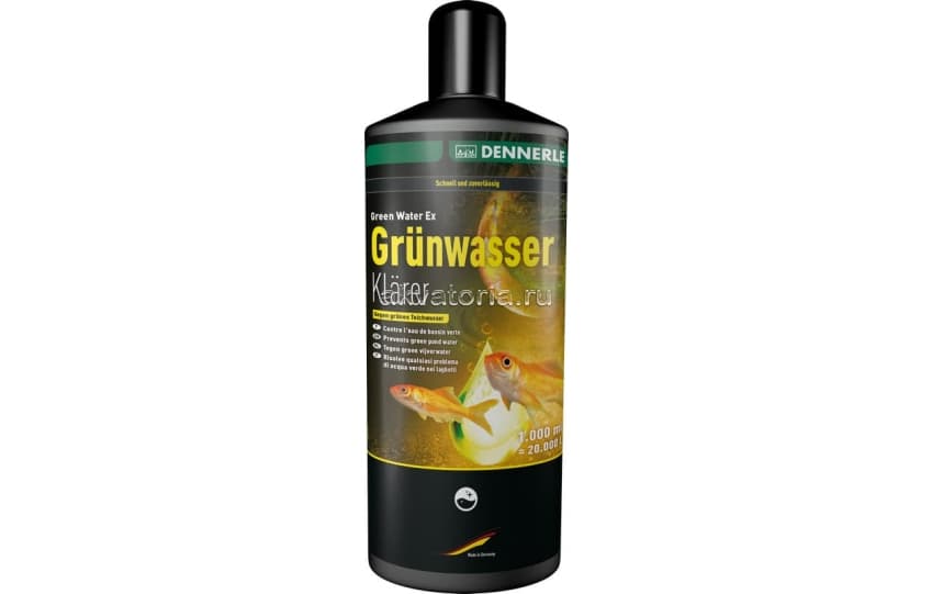 Средство для борьбы с «цветением» воды Dennerle Green Water Ex, 1 л