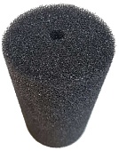 Губка Roof Foam, чёрная, PPI 30, 15×8 (D) см