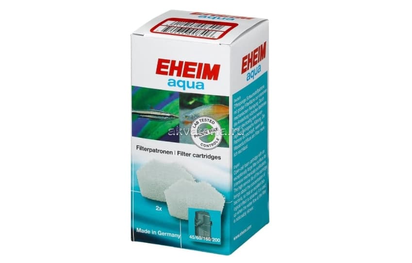 Губка для фильтра Eheim aqua 60/160/200, 2 шт