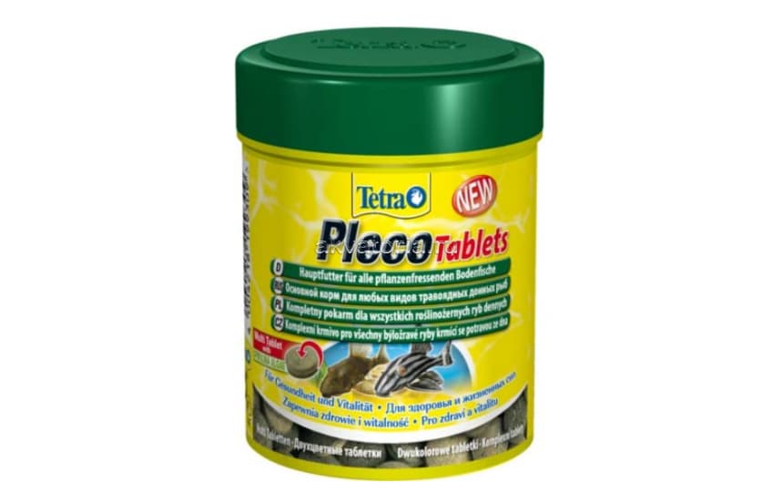 Корм Tetra PlecoTablets, со спирулиной, 58 таблеток