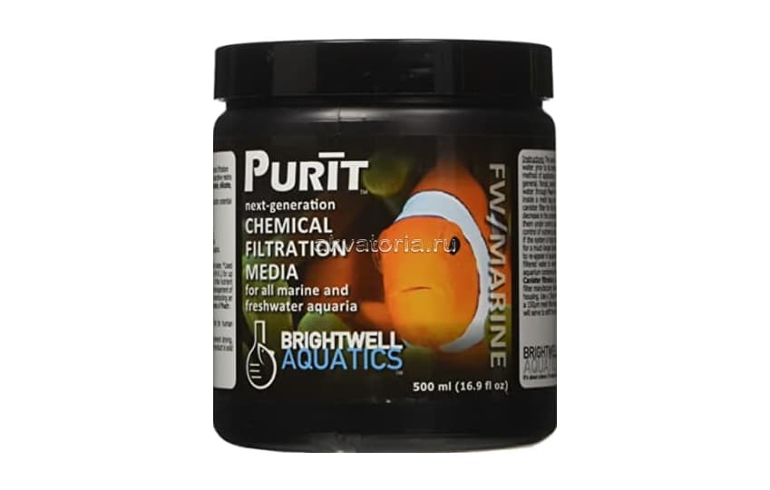 Наполнитель для фильтра Brightwell Aquatics Purit, 500 мл