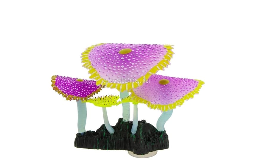 Искусственная композиция GLOXY из флуоресцентных кораллов, зонтничные фиолетовые