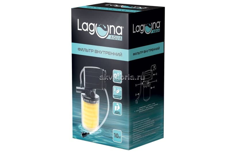 Внутренний аквариумный фильтр Laguna MY10L