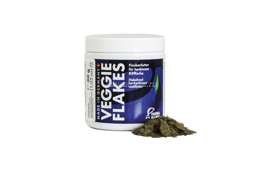 Корм для травоядных морских рыб Fauna Marin Veggie Flakes, 250 мл