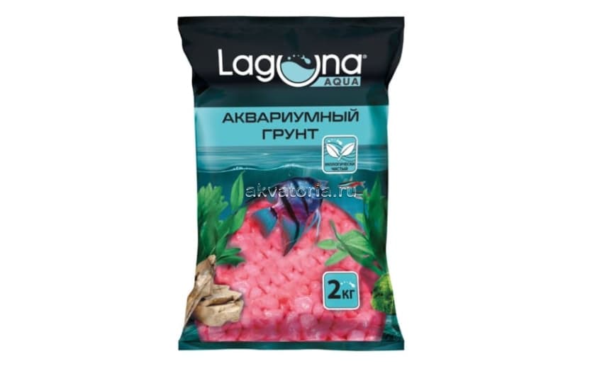 Грунт крашеный гранит Laguna 20604D, розовый, 5-8 мм, 2 кг