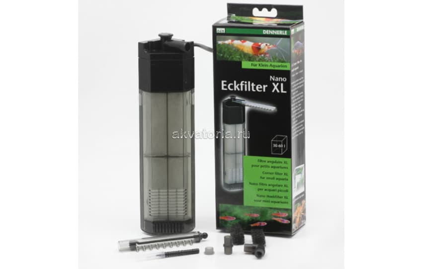 Внутренний аквариумный фильтр Dennerle Nano corner filter XL