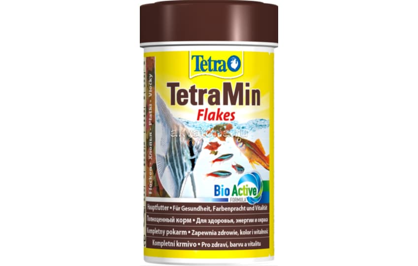 Корм Tetra Min Flakes, хлопья, для всех видов рыб, 100 мл