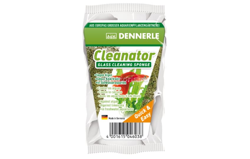 Губка Dennerle Cleanator, для очистки аквариумных стекол