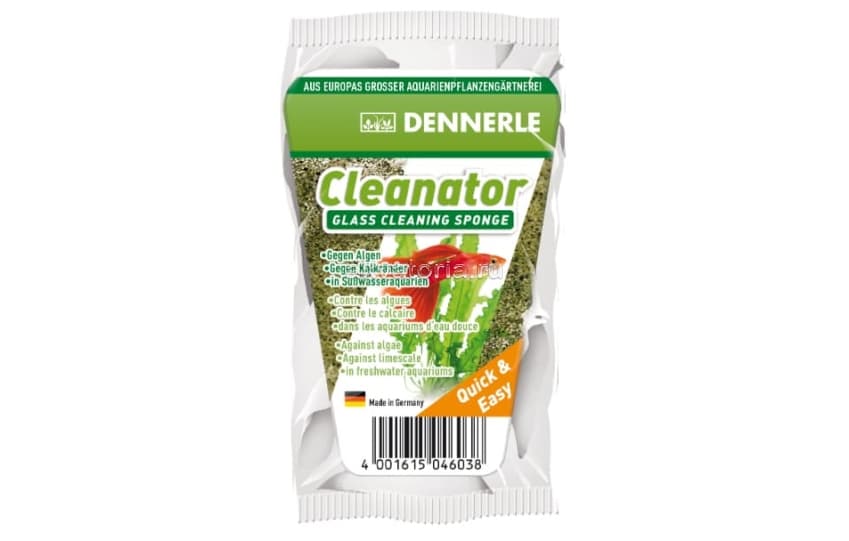 Губка Dennerle Cleanator, для очистки аквариумных стекол