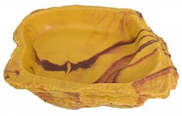 Кормушка-поилка Lucky Reptile Water Dish Sandstone, песочная, 15×12×3 см