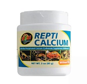 Кальций для рептилий без Д3 ZooMed Repti Calcium witnout D3, 85 г