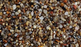 Грунт Янтарный песок UDeco River Amber, 2-5 мм, 2 л
