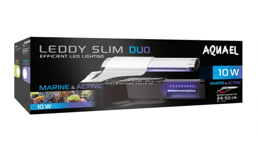 Светильник Aquael LEDDY SLIM DUO MARINE/ACTINIC, 10 Вт