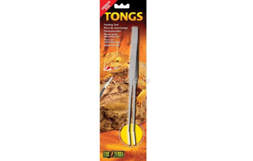 Пинцет для кормления с силиконовым покрытием Hagen ExoTerra Tongs Feeding Tool 