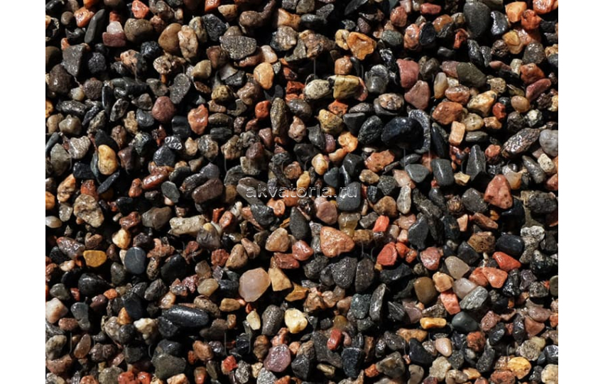 Грунт Коричневый песок UDeco River Brown, 5-10 мм, 2 л