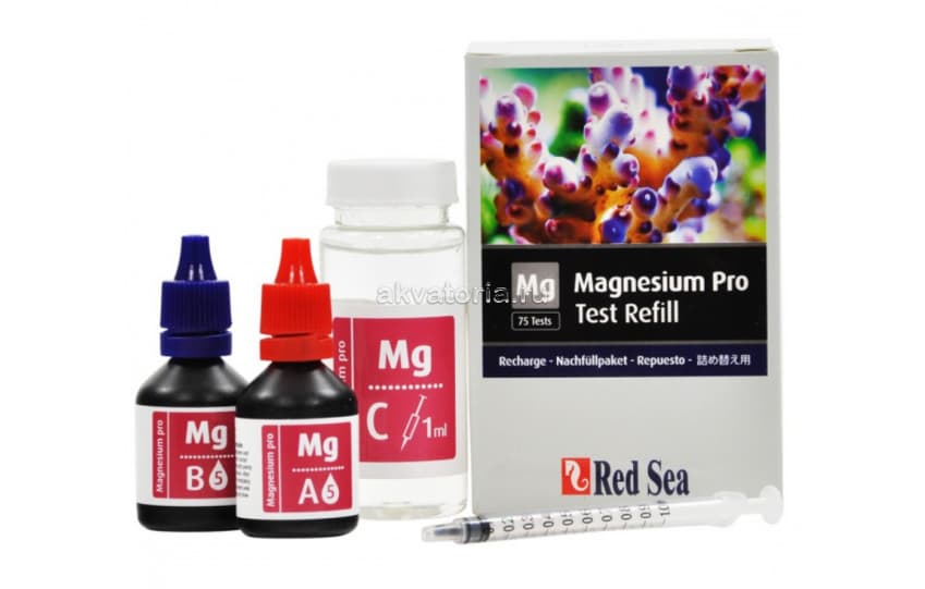 Реактивы для теста на магний Red Sea Magnesium Pro