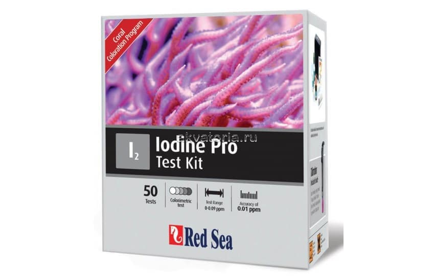 Тест на йод I₂ Red Sea Iodine Pro