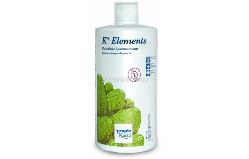 Комплекс катионных микроэлементов Tropic Marin Pro-Coral К+ Elements, 1 л