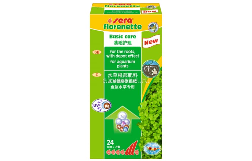 Удобрение для растений Sera Florenette, 24 таблетки