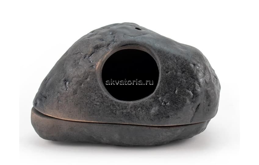 Влажная камера для рептилий NOVAMARK TERRA Гранит М, чёрная