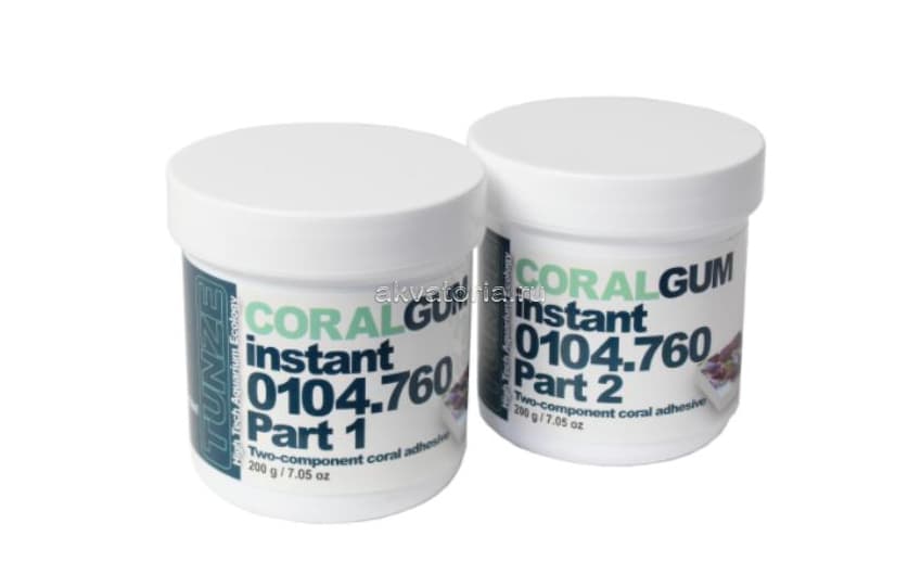 Клей для камней и кораллов Tunze Coral Gum instant, 400 г