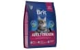 Корм для взрослых кошек Brit Premium Cat Adult Chicken, курица, 2 кг